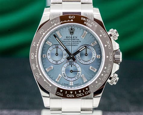 rolex daytona platinum diamond bezel and dial|rolex platinum daytona 116506.